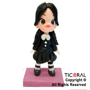 ADORNO MERLINA NIA ADAMS HALLOWEEN A. PORCELANA FRIA x 1